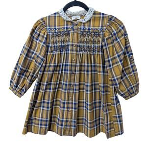 Petit Sezane Celeste Dress Plaid Girls